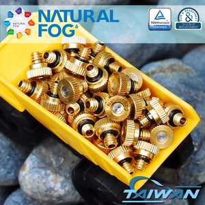 Patented Temperature-Control Anti-Drip Brass Nozzle for All-Season Garden Misting - Product Image 6