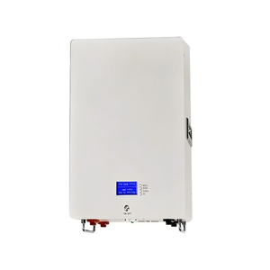 <b>Wall</b>-Mounted Iron Lithium Battery Cabinet, Hybrid <b>Grid</b> Compatible 15kWh Rechargeable Battery for Home Energy Storage - Product Image 4