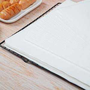 Papier sulfurisé blanc antiadhésif, feuille de papier cuisson, huile de silicone, double face enduite, BBQ - Product Image 3