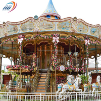 Wahana Taman Hiburan, Kuda Putar, Permainan Pesta Hiburan, Marry Go Round untuk Dijual
