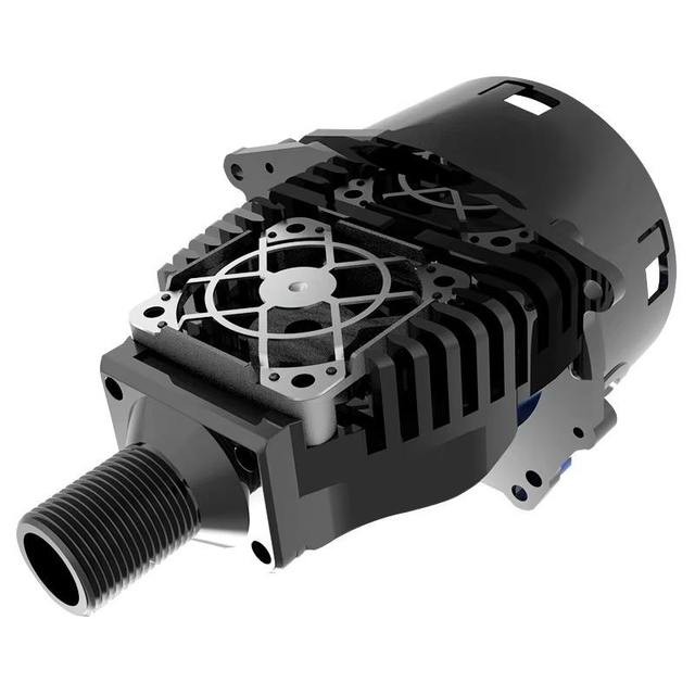58W Eco Friendly Aluminum Bi LED Projector Car Headlight 3 Inch Lens with High Beam Laser Effect 6000k Color Temperature