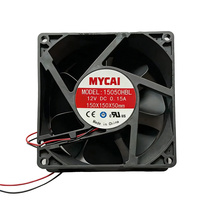 15050 DC-Lüfter 150x150x50mm 12V 24V Doppelkugellager Hochgeschwindigkeits-Lüfter mit Großem Luftstrom für Serverschrank Verstärker