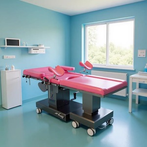 Table d'opération électrique gynécologique YC-D5 2100*600*600mm, lit d'accouchement médical avec certification CE pour usage clinique - Product Image 1