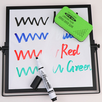 Marqueur effaçable rechargeable non toxique multicolore pour tableau blanc, idéal pour le bureau et l'école - MONDOF WM6601