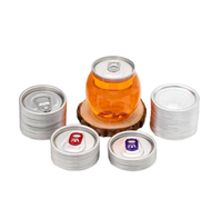 Canette en plastique PET transparente personnalisée de 330 ml et 500 ml, bouteille en plastique pour boissons, pot pour café, soda
