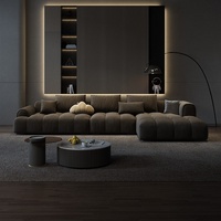 Canapé d'angle en forme de L, canapé modulaire moderne haut de gamme, canapé-lit, meubles de salon