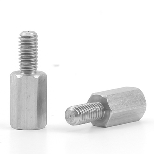 Espaciadores hexagonales macho-hembra de acero inoxidable 304 4 # Soporte Roscado de 40 Pulgadas para Placa Base, Accesorios para Placa Base, Modelo Nindejin - Product Image 2