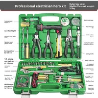Ensemble d'outils de réparation pour électriciens Wynn avec multimètre en acier au chrome-vanadium, multi-usages pour usage domestique et industriel, fabriqué en Chine