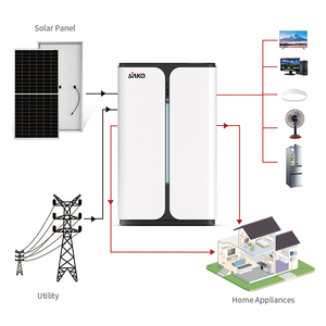 เครื่องแปลงพลังงานแสงอาทิตย์5.12KWh ESS-<span class=keywords><strong>3K</strong></span> อัลฟ่าซาโกะ3kW อินเวอร์เตอร์พลังงานแสงอาทิตย์200Ah แบตเตอรี่ลิเธียม25.6โวลต์แบบออลอินเธียม - Product Image 5