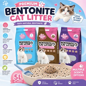 Litière pour animaux de compagnie au parfum de lavande, <span class=keywords><strong>charbon</strong></span> actif, bentonite, litière pour chat à haute absorption, Nala Arena Para Gatos De Bentonita, sable pour chat - Product Image 1