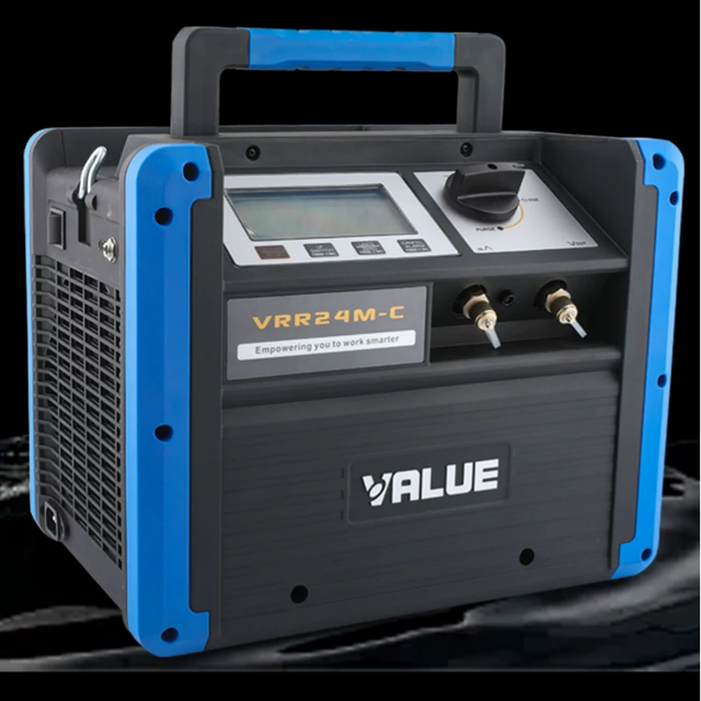 R32 Car AC Refrigerant Recovery Machine with Pump for HVAC Refrigeration