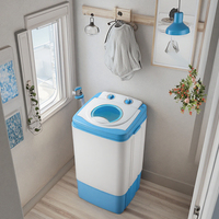 7kg Home Electric Appliance Semi-automatic Top Loader Washing Drying Machine