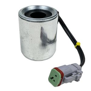 CAT DT06-2Sローダー用12VDCソレノイドバルブコイル218-9901 - Product Image 1