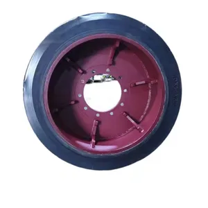 中国供应商实心橡胶轮40x16x30 40 16 30压入带有CE和ISO9001证书的实心轮胎