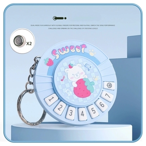 Wholesale Cartoon Mini <b>Keyring</b> Portable 7‑tone Playable Electronic Keyboard Toy For Children Backpack Hanging <b>Charm</b> Gift - Product Image 4