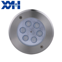 Luz LED Subterránea Empotrada para Piscinas, Antideslumbrante, IP68, Acero Inoxidable 304, RGB DMX512, para Proyectos Arquitectónicos Emblemáticos