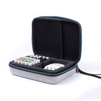 Petite coque rigide EVA batterie pochette de rangement organisateur étui étanche pour accessoires numériques pour écouteurs étui de transport
