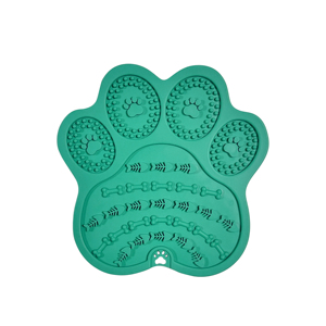 Tappetino per cani con ventose per l'alimentazione lenta, per leccare il burro di arachidi, ideale per il bagno, la toelettatura e l'addestramento degli animali domestici - Product Image 1