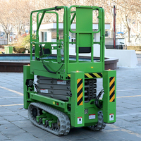 Envío Gratuito, Elevador de Tijera Autopropulsado Portátil para Vehículos Pequeños, de 4m, 6m, 8m, 10m, 12m, 14m, 16m, con Certificación CE