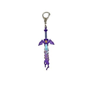 Anime Keychain trò chơi huyền thoại của Zelda Keychain nước mắt của vương quốc vũ khí thanh kiếm Mặt dây chuyền chủ chốt - Product Image 4