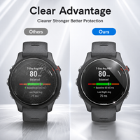 Pelindung Layar Kaca Tempered HD Clear Blue Light 9H 2.5D Kompatibel dengan Garmin Forerunner 255 255S 955 Smart Watch