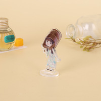 Standee d'anime personnalisé transparent, couleur et forme personnalisées, figurines de bureau DIY, support en acrylique imprimé avec un matériau plastique écologique