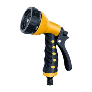 Pistolet à eau haute pression jaune, 8 fonctions, pulvérisation réglable pour lavage de voiture, usage domestique - Product Image 2