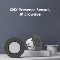 Système de maison intelligente sécurisé Knx, capteur de luminosité, de température, d'humidité et de présence avec détection par micro-ondes 24 GHz, villa, hôtel, bureau
