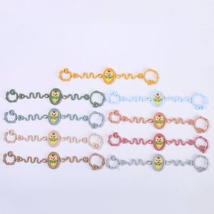 Chaîne anti-chute en silicone pour bébé, idéale pour les cadeaux de fête, cordon anti-perte de qualité alimentaire pour enfants de 3 mois et plus - Product Image 2