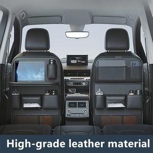 Factory Leather Car Backseat Organizers Car <strong>Seat</strong> <strong>Storage</strong> Organizer with Protector Car <strong>Seat</strong> Organizer for Back <strong>Seat</strong> - Product Image 6