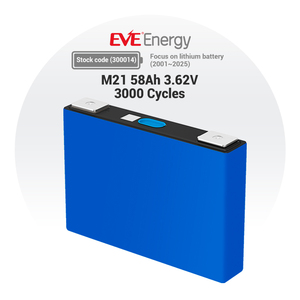 แบตเตอรี่ EVE M21 NCM 58Ah INP58P 3.62V 5.8C รอบการใช้งานแบบ Prismatc NCM สำหรับรถยนต์โดยสาร - Product Image 1
