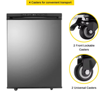 Vente flash : Kegerator portable en acier inoxydable avec tour à bière en forme de T, quatre robinets et lumières pour les fêtes