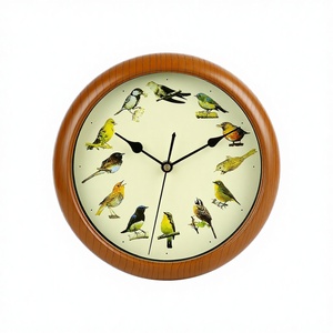 Hot Sale 10 Inch Hanging Wall Clock <strong>Cuckoo</strong> Bird <strong>Call</strong> Music Modern Vintage Electric Plastic Living Room Needle Display - Product Image 2