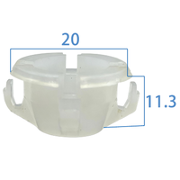 Clip de raccordement universel pour bras d'essuie-glace, douille en plastique pour réparation de l'essuie-glace de voiture, camion, bus, tracteur