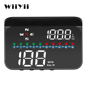 Universal Car Head up Display M19 OEM Gps Box Glass Packing Feature gift Play Type Device Warranty diagnostic tools car hud