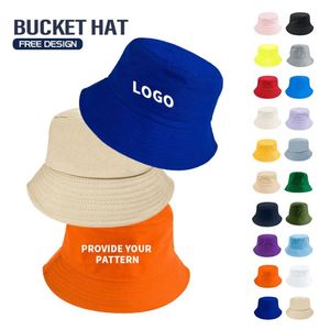 Sombrero de Pescador Personalizado con Logotipo, Multicolor, 100% Algodón Puro, Bordado 3D, Protección Solar, para Senderismo y Actividades al Aire Libre - Product Image 1