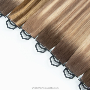 Extensiones de Cabello Humano Virgen Rizado Haid Yuan Zhen, Pre-Adheridas con Puntas K, Doble Trama, Queratina Italiana, Punta Plana - Product Image 4