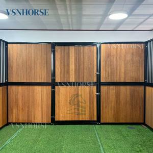 Populaire aux États-Unis Panneaux de stalle de chevaux modulaires enduits de poudre Remplissage de bambou préfabriqué Stable de cheval durable Grange équestre moderne - Product Image 5