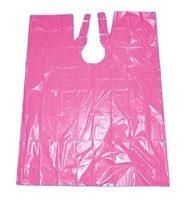Cape de coiffure jetable en PE imperméable 90x115cm pour salon de coiffure
