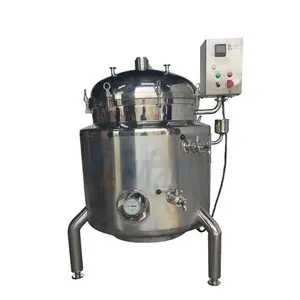 Flowtam factory price stainless steel Food grade Pneumatic lid pressure cooking tank for bean