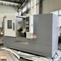 Nouvelle machine à tourner et à fraiser horizontale à lit incliné en métal de haute rigidité TCK50, robuste, avec commande GSK, 220V, automatique