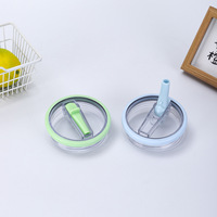 Fabricants de couvercles de paille scellés de 40 oz de cinquième génération, pliables, avec bec verseur, design minimaliste, en plastique de haute qualité, anti-fuite