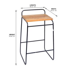 Home and Bar Chair Designer Solid Wood Bar <b>Stool</b> Chair High Quality Simple Modern Hotel Front Desk Bar <b>Stool</b> and Kitchen <b>Stool</b> - Product Image 5