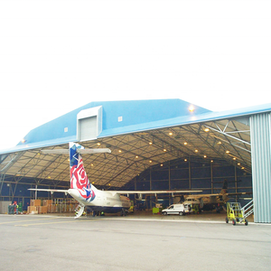 Bâtiment en métal Entrepôt préfabriqué Structure en acier Hangar <span class=keywords><strong>d</strong></span>'<span class=keywords><strong>avion</strong></span> Design moderne - Product Image 5