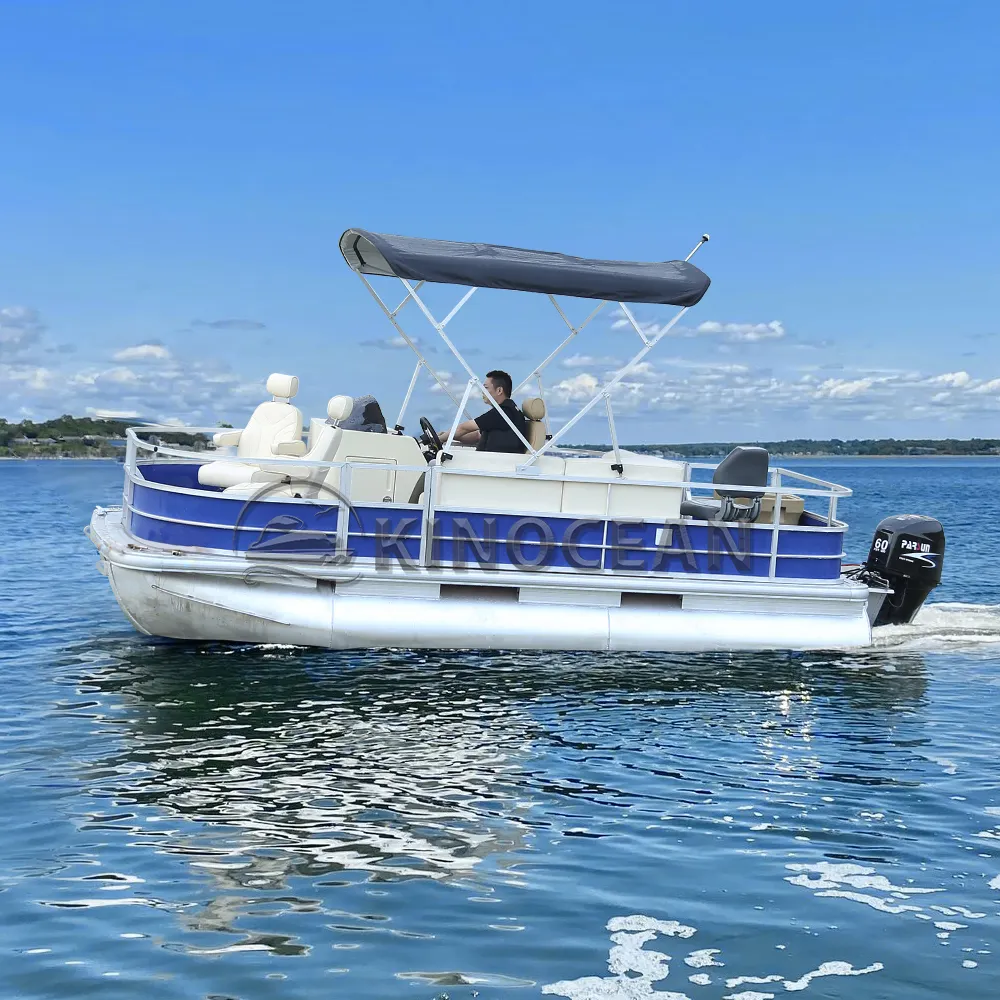 2022 New 9m 30ft High Speed Sport Aluminum Pontoon Boat With Motor