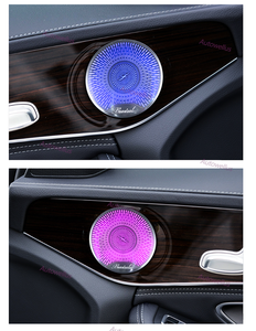ฝาครอบลำโพงระดับกลางแบบหรูหราไฟสร้างบรรยากาศสำหรับ Mercedes Benz GLC C C-Class X253 W205 2015-2021 - Product Image 5