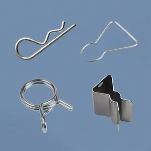 Custom di alta qualità in acciaio inox metallo U vari tipi a forma di metallo clip & morsetto molle piatte