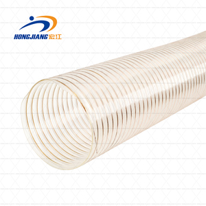 <span class=keywords><strong>Tuyau</strong></span> de ventilation <span class=keywords><strong>souple</strong></span> en PU renforcé de fil d'acier de haute qualité, de qualité <span class=keywords><strong>alimentaire</strong></span>, pour sécheuse, plage de température de -40 à +90°C, résistant aux produits chimiques - Product Image 2
