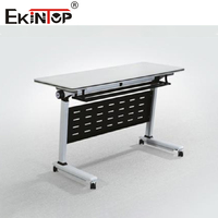 Ekintop Mobilier de bureau moderne Bureau de haute technologie Table de formation pliante Bureau de conférence pliable Table de réunion