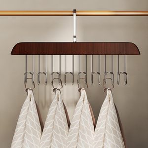 Factory Wholesale 8 <b>Hooks</b> <b>Plastic</b> Bra Hanger Organizer for Wardrobe-Eco-friendly Space Saving Multifunction Hanger - Product Image 3